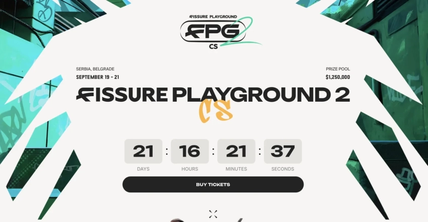 FISSURE отмела слухи о финансовых проблемах и продаёт билеты на FPG 2 по Counter-Strike 2